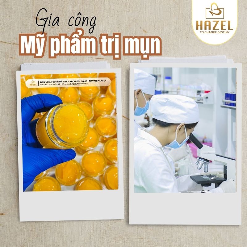 Gia công mỹ phẩm trị mụn